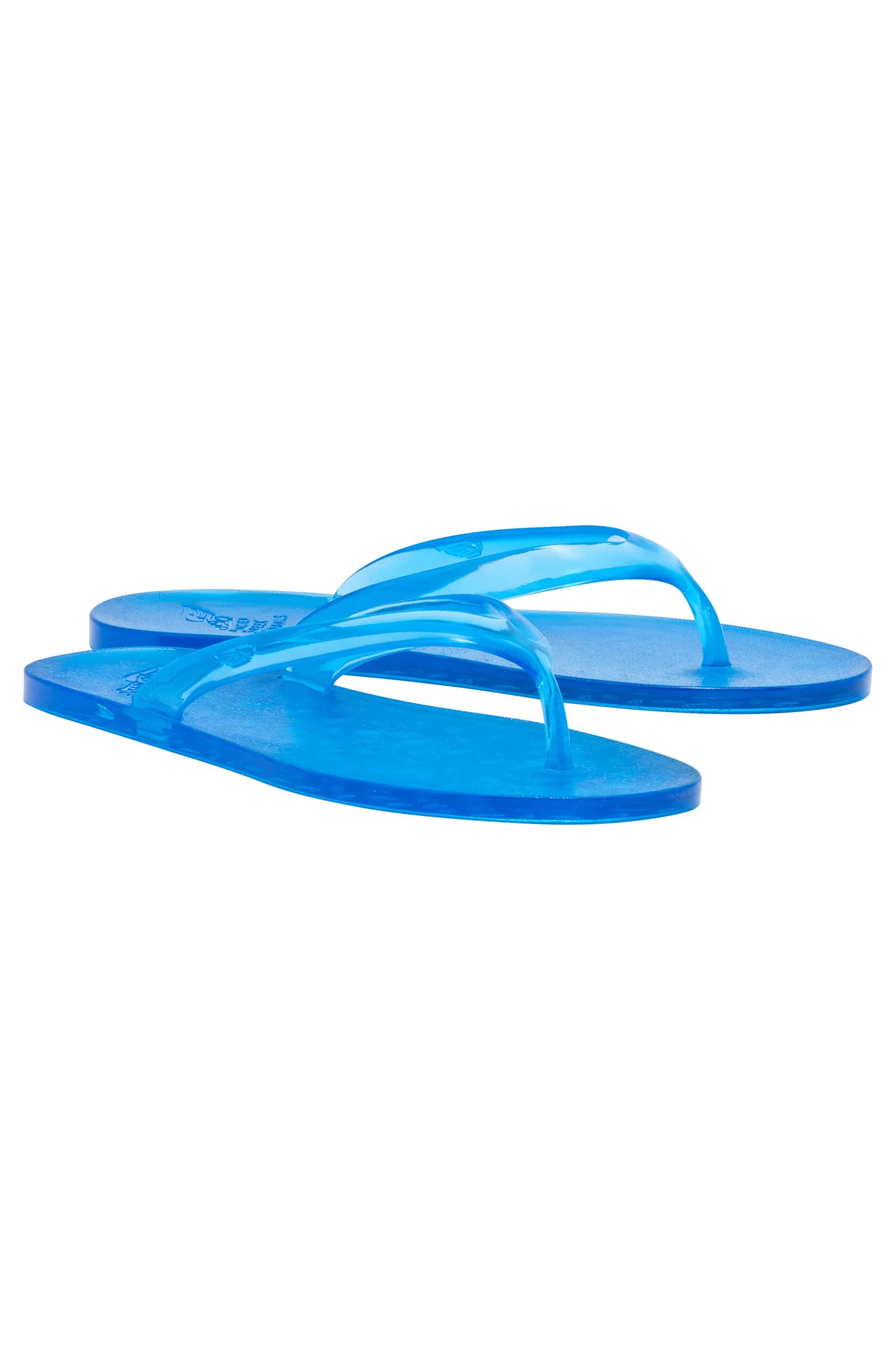 BLUE Jelly Flip Flops image number 3