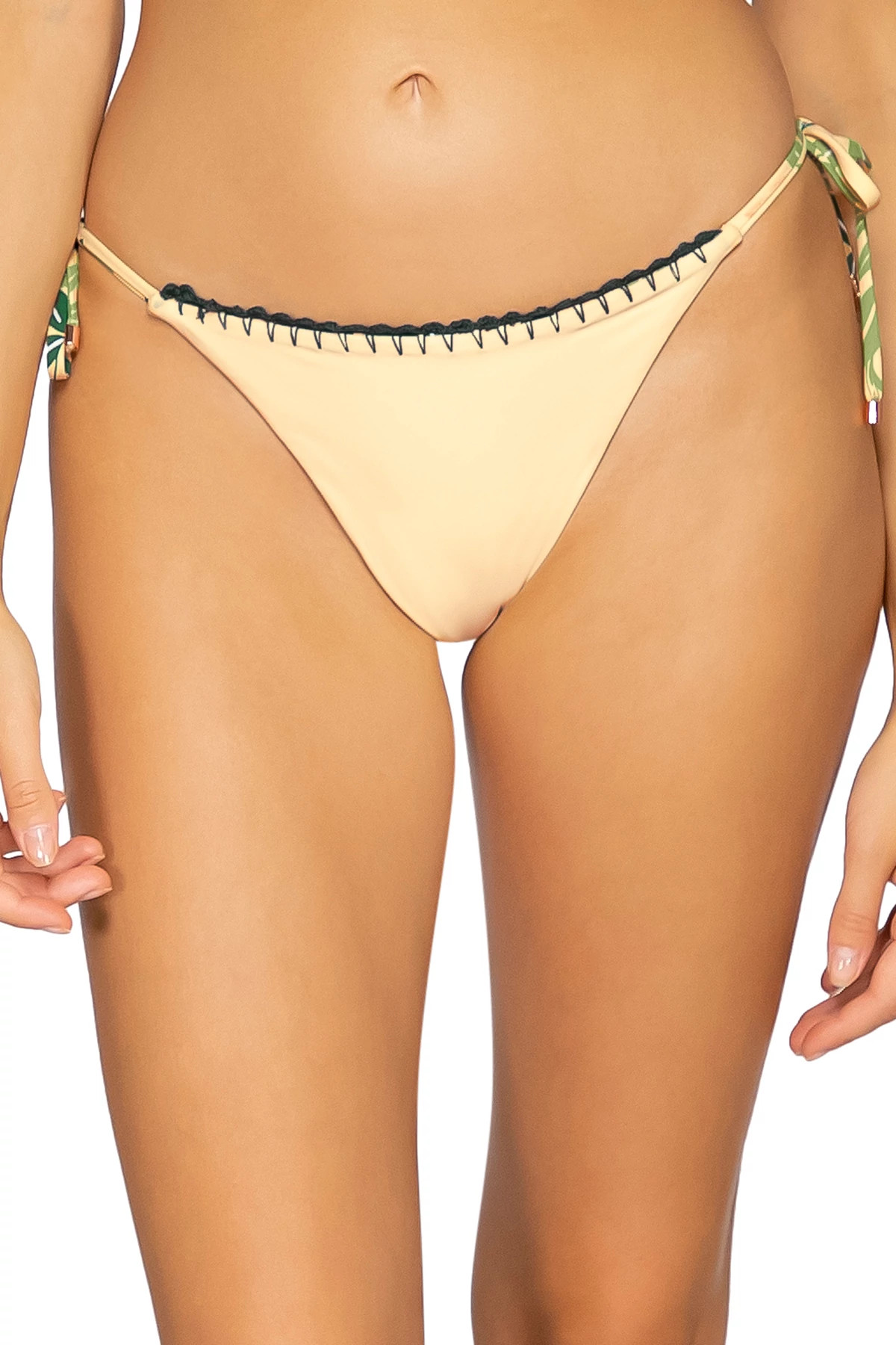 SEASIDE VINE Holly Tie Side Hipster Bikini Bottom image number 3