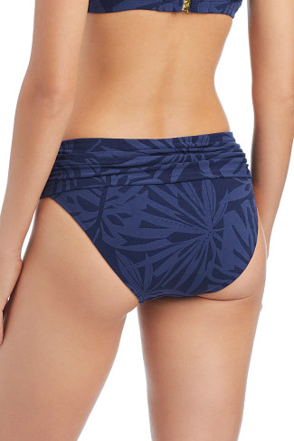 MIDNIGHT Twisted Banded Hipster Bikini Bottom