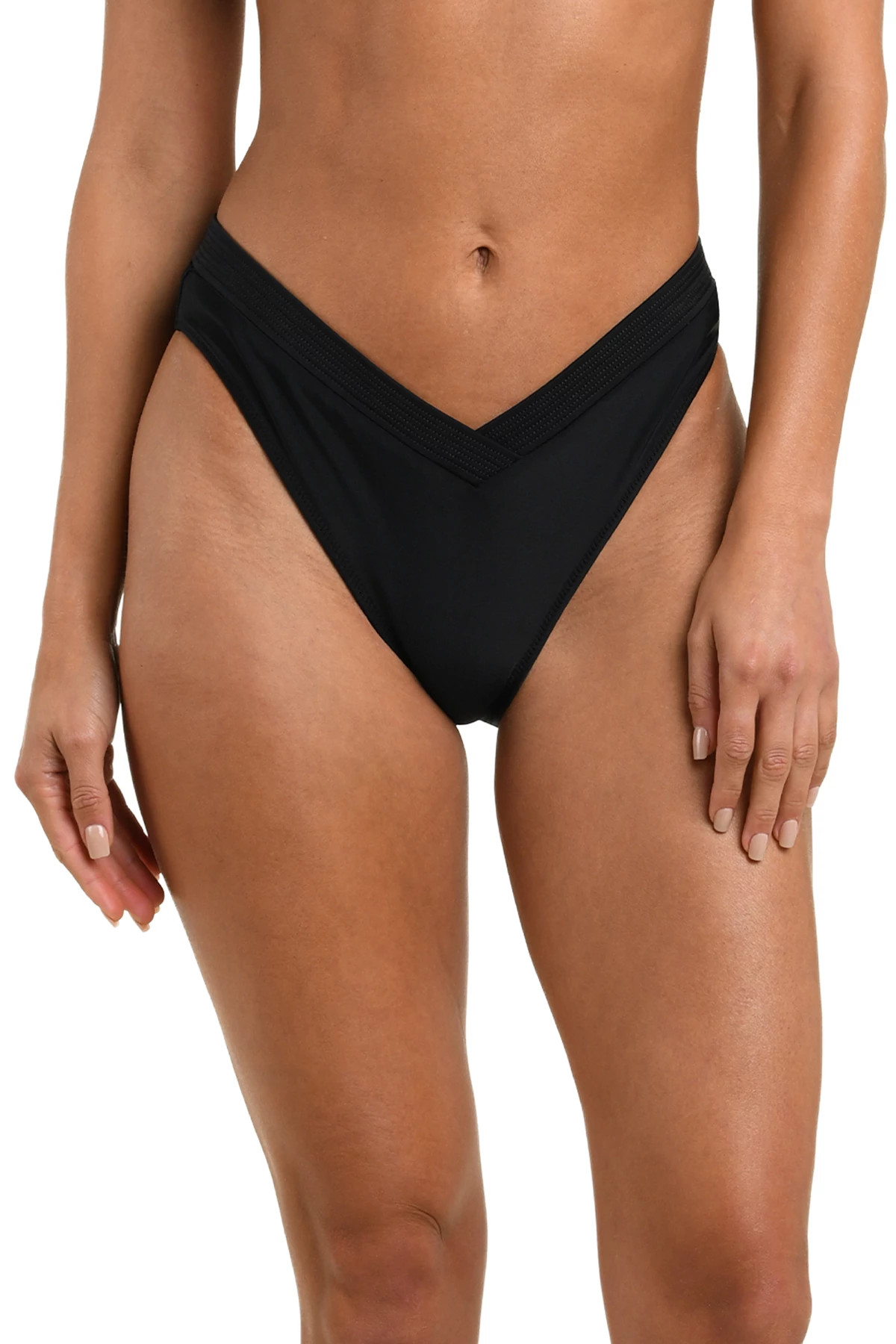 BLACK Ashleigh Hipster Bikini Bottom image number 1