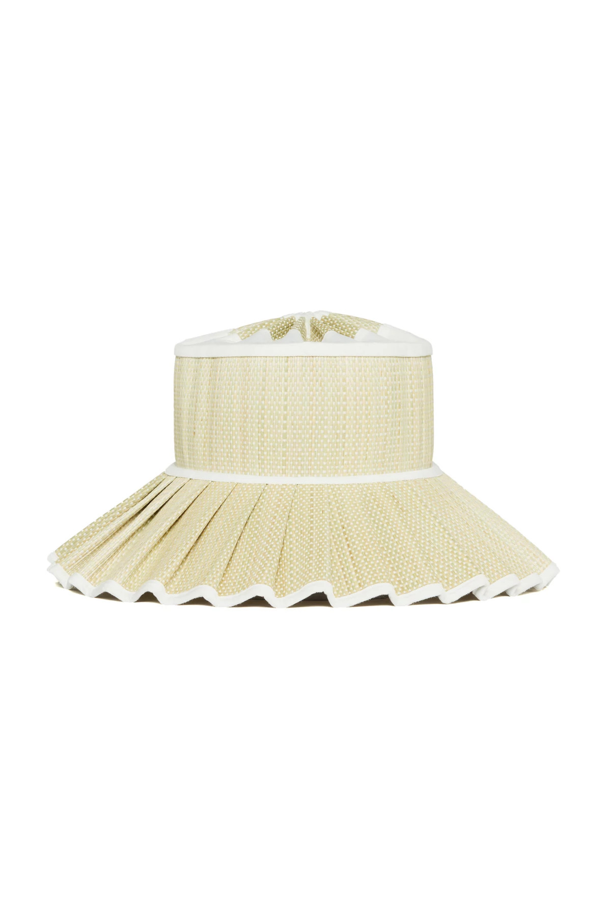 YACHT Capri Pleated Brim Packable Sun Hat image number 1