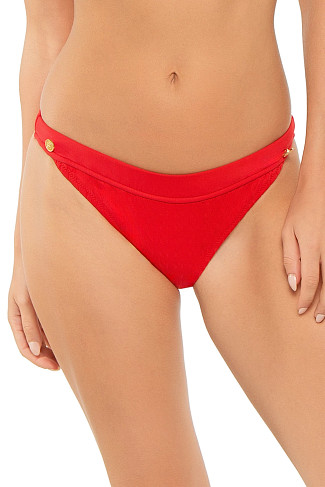 ROUGE Jean Cable Knit Hipster Bikini Bottom
