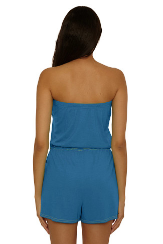 PEACOCK Strapless Romper