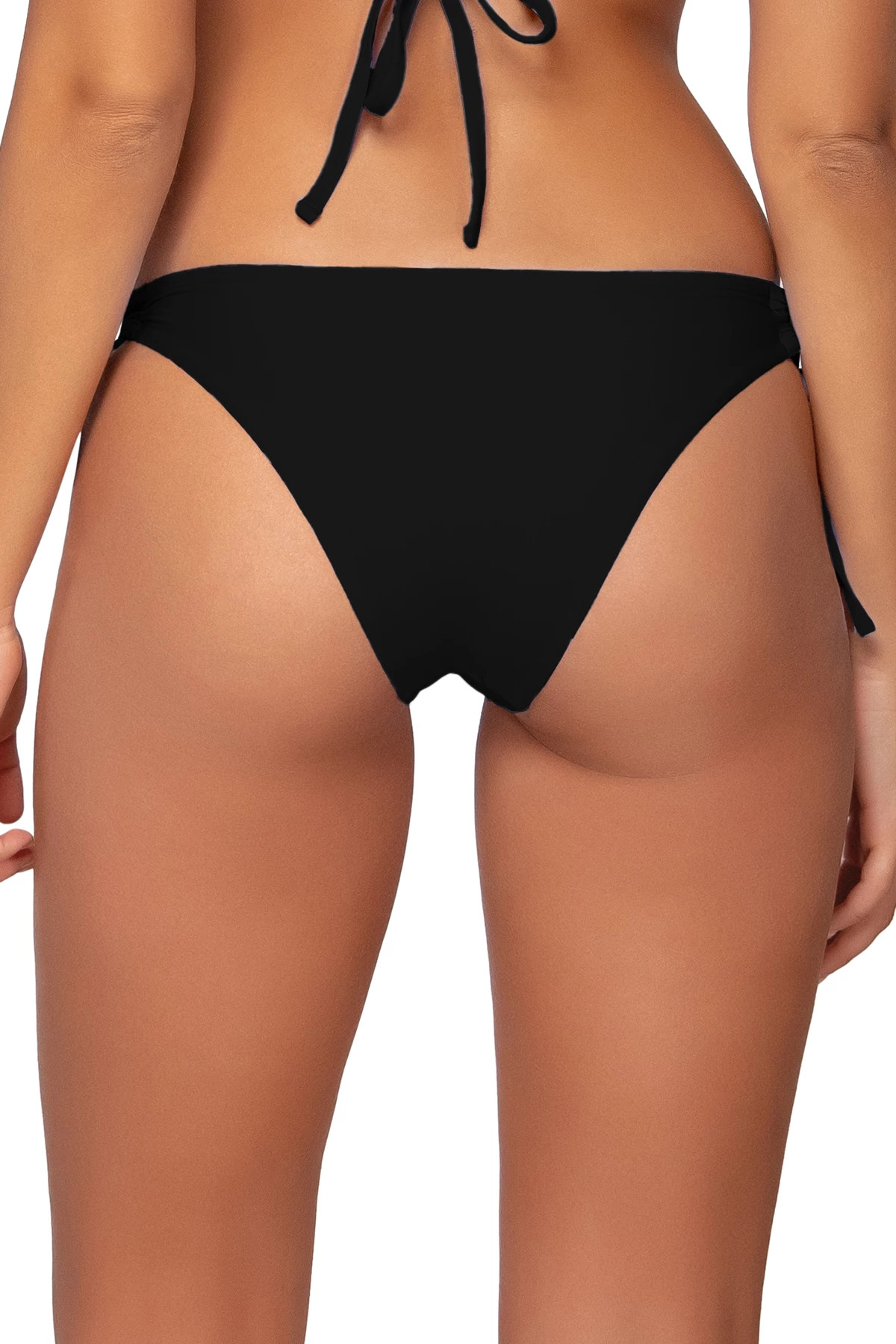 BLACK OUT Peyton Tie Side Hipster Bikini Bottom image number 2