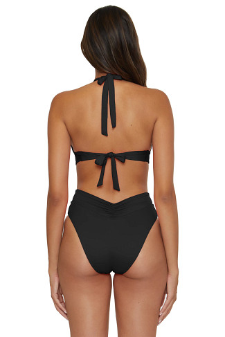 BLACK Viviana Halter Bikini Top