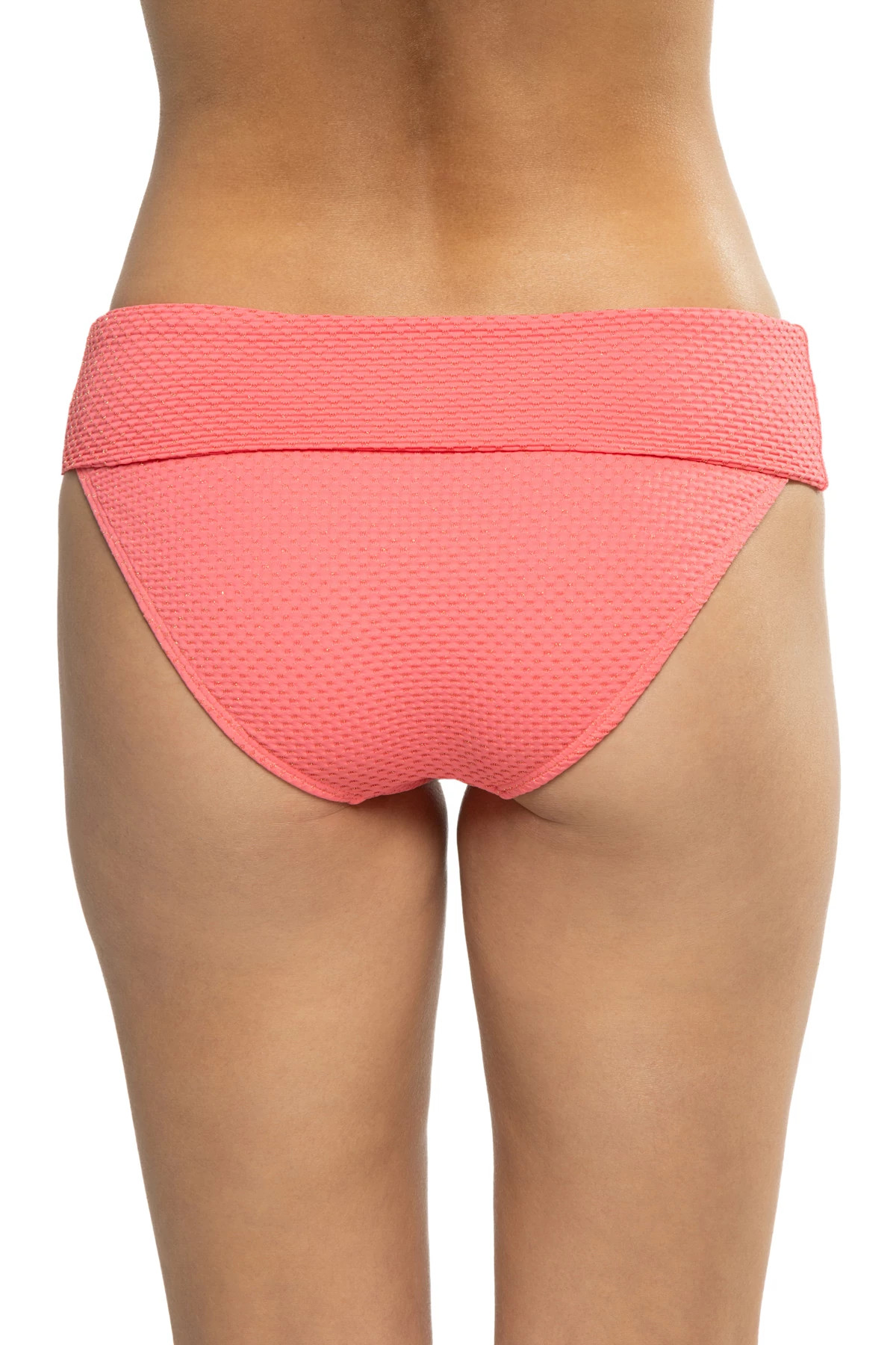 CORAL Sydney Textured Hipster Bikini Bottom image number 3