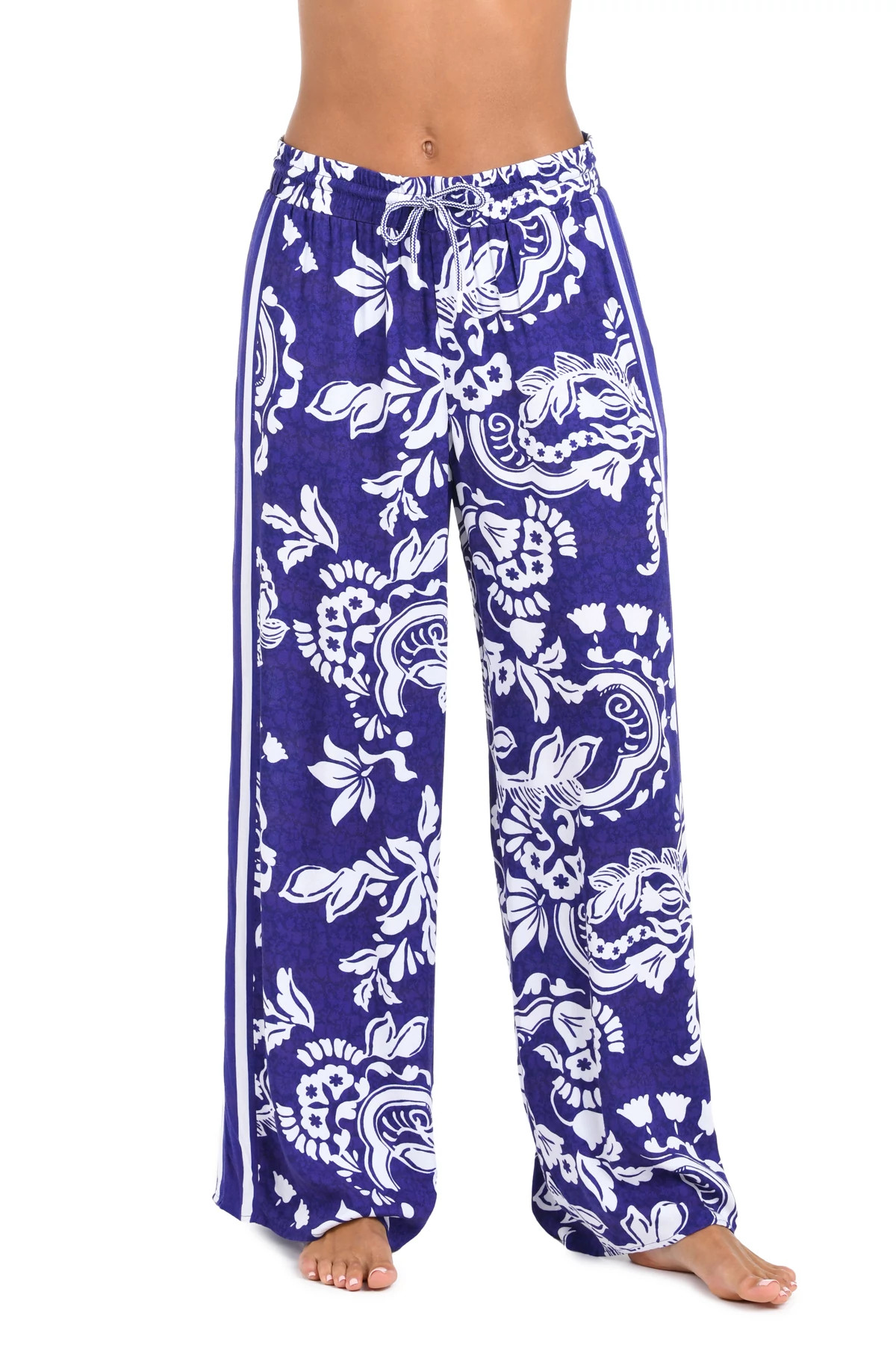 ULTRAMARINE Flower Trip Pants image number 1