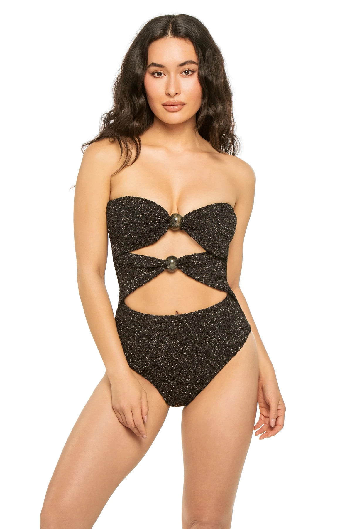 RAVEN Misha Bandeau One Piece Swimsuit image number 1