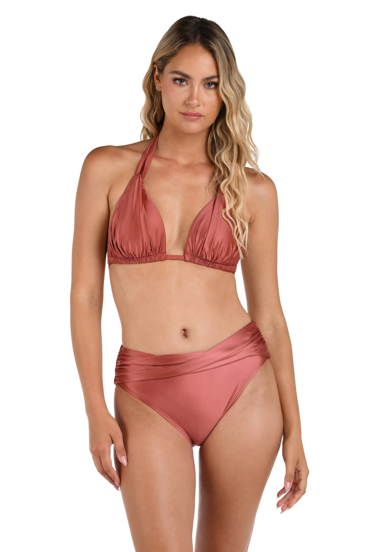 SIENNA Halter Triangle Bikini Top image number 1