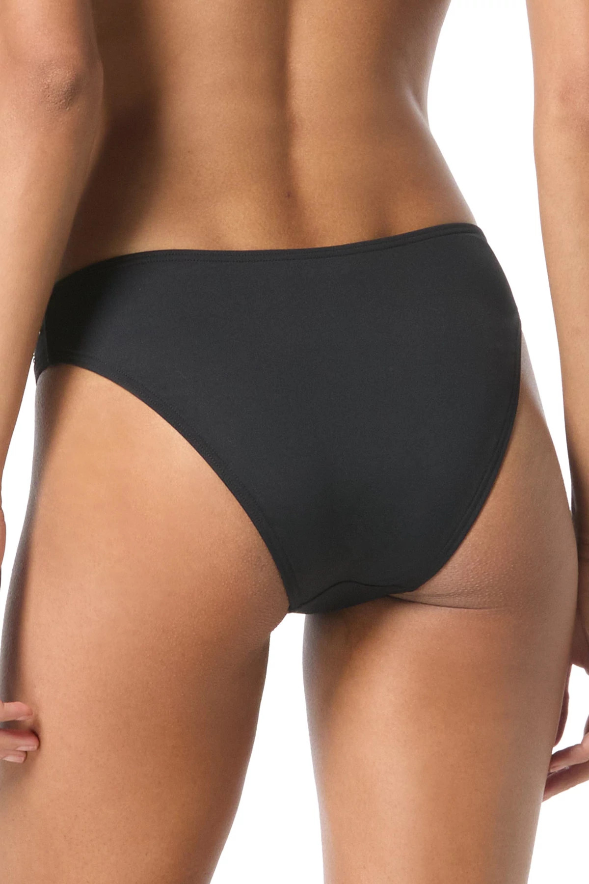 BLACK Studded Hipster Bikini Bottom image number 2