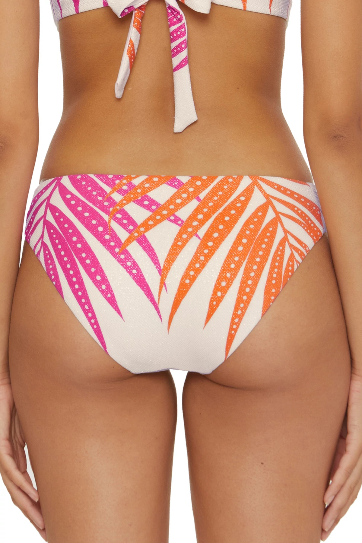 MULTI Sheer Tropics Tab Side Hipster Bikini Bottom image number 2