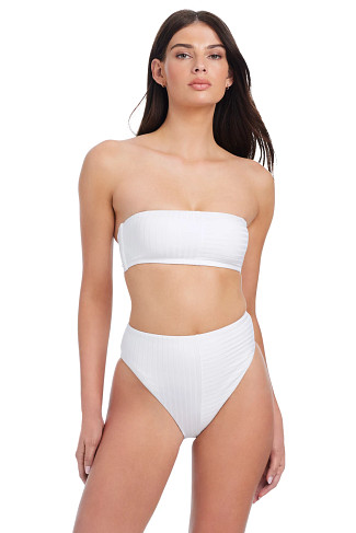 ◆ ◆ Archive Rib Bandeau ビキニセット 無地 リブ Banded Bikini Top | Everything But Water