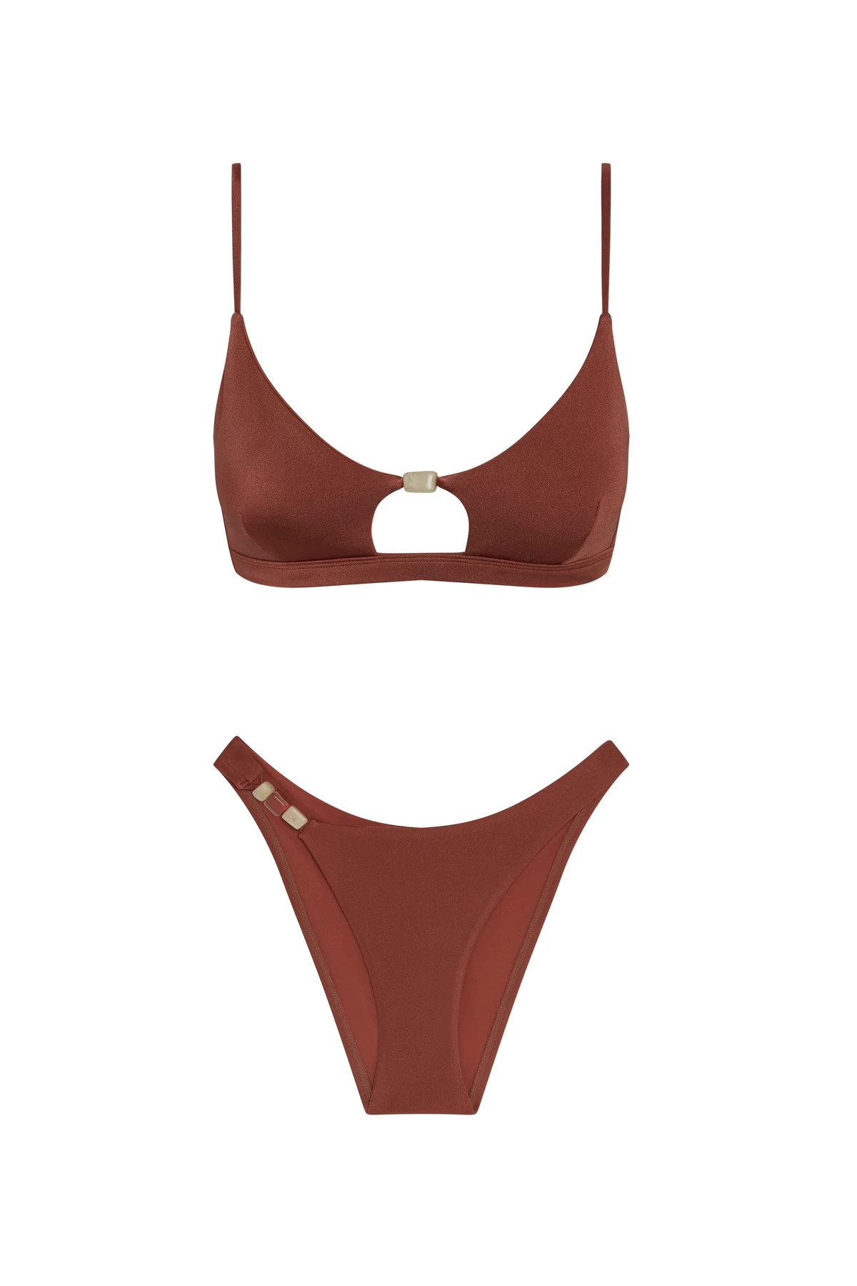 RED OCHRE Terra Hipster Bikini Bottom image number 3