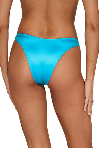 LUMINESCENT BLUE Maddie Brazilian Bikini Bottom