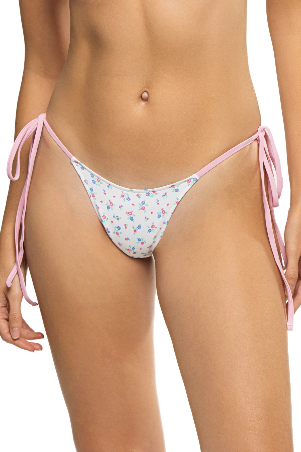 SWEET MEADOW Divine Tie Side Brazilian Bikini Bottom image number 1