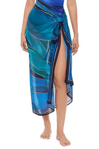 BLUE MULTI Maldiva Pareo