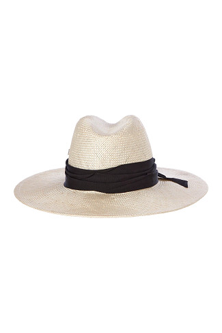 IVORY/BLACK Stefina Fedora