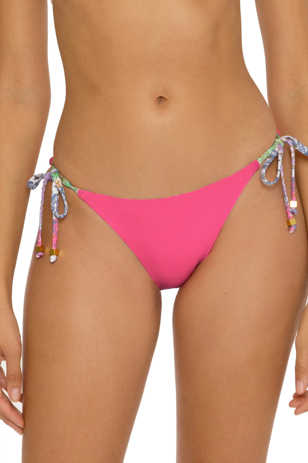 MULTI Demi Reversible Tie Side Hipster Bikini Bottom image number 2