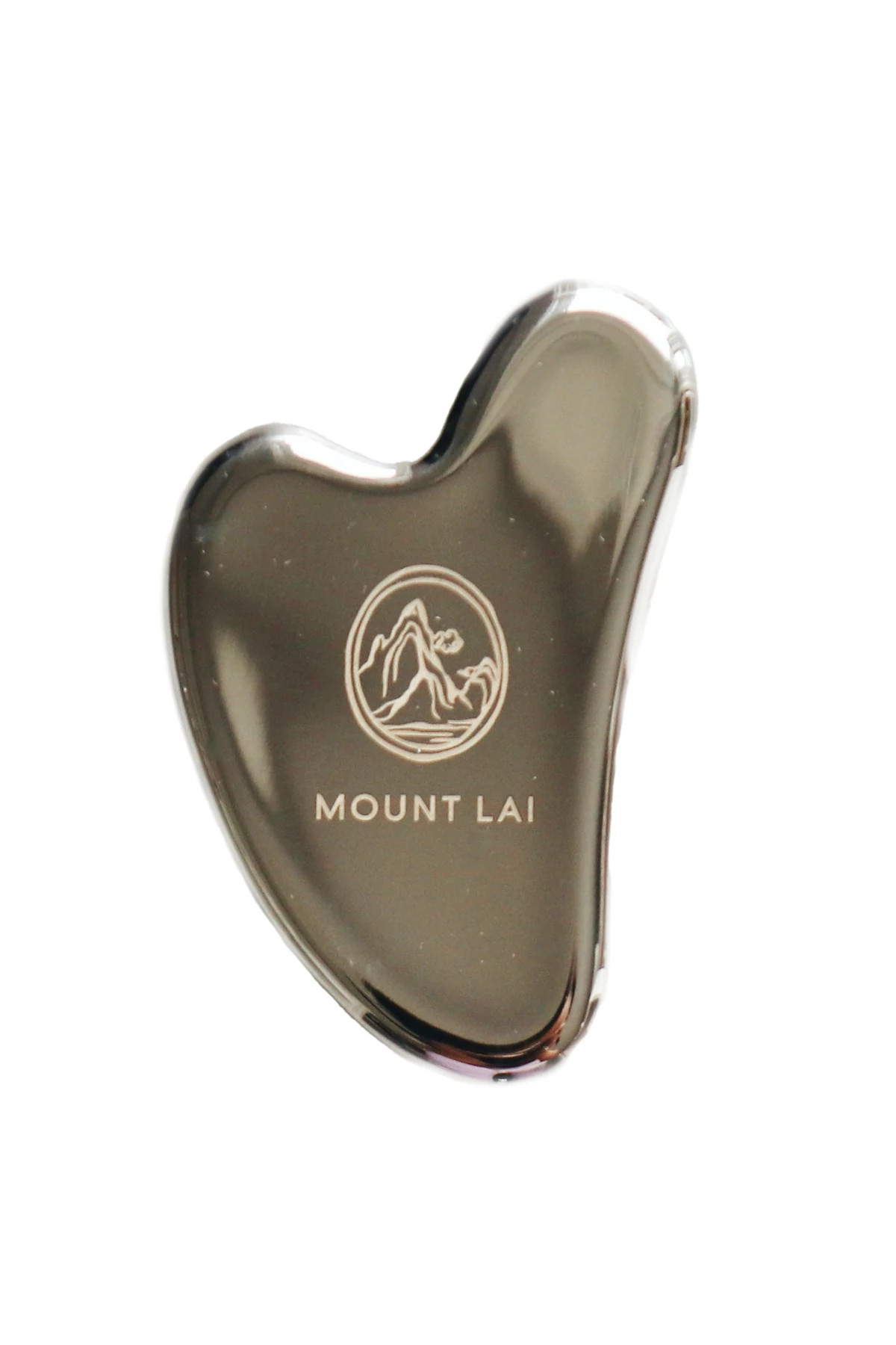 SILVER Stainless Steel Gua Sha Facial Lifting Tool image number 1