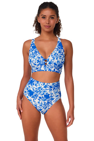 CHELSEA PETALS Natalie Banded Bikini Top (D+ Cup)