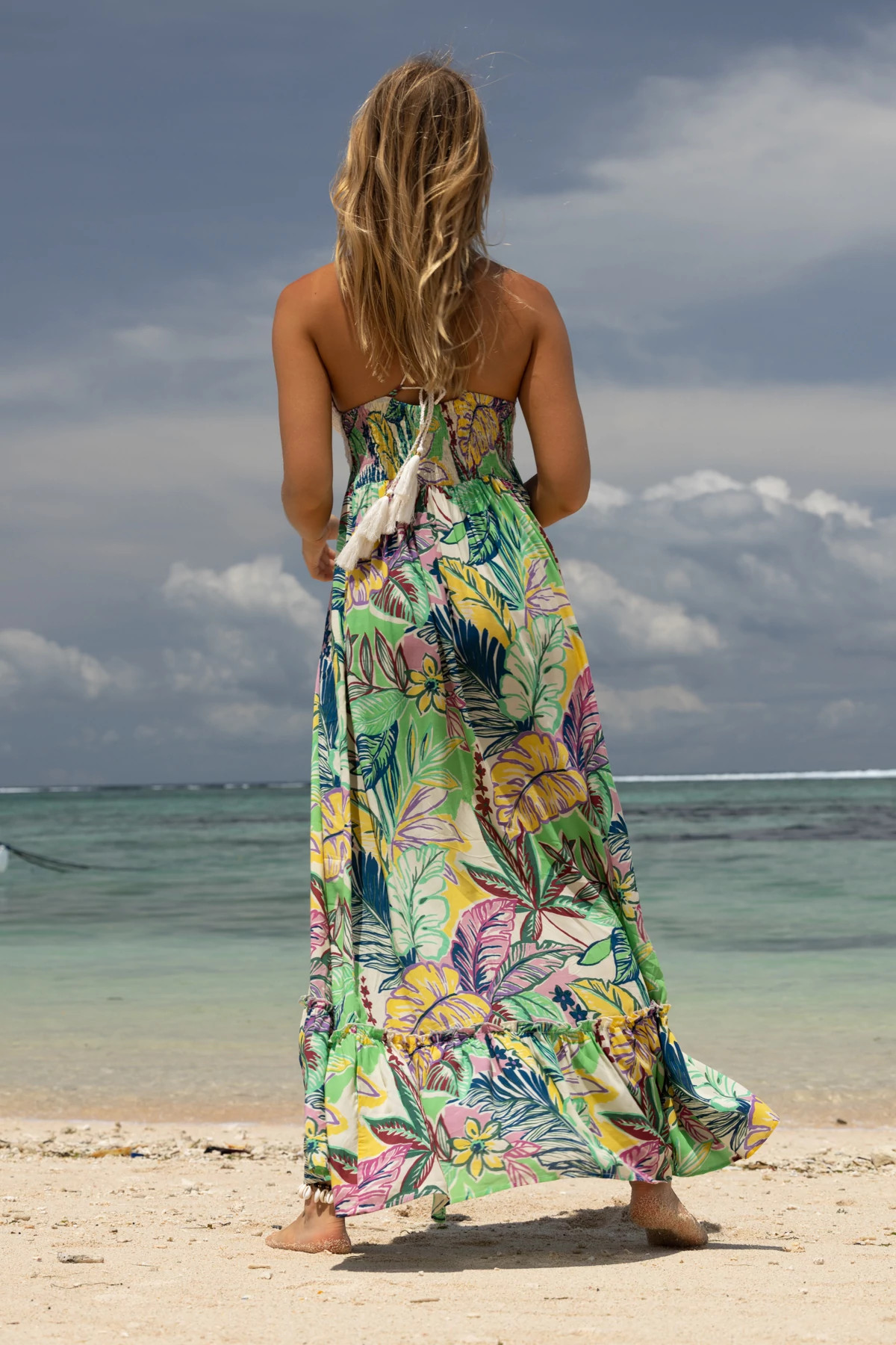 MIXTE Mencia Crochet Maxi Dress image number 4