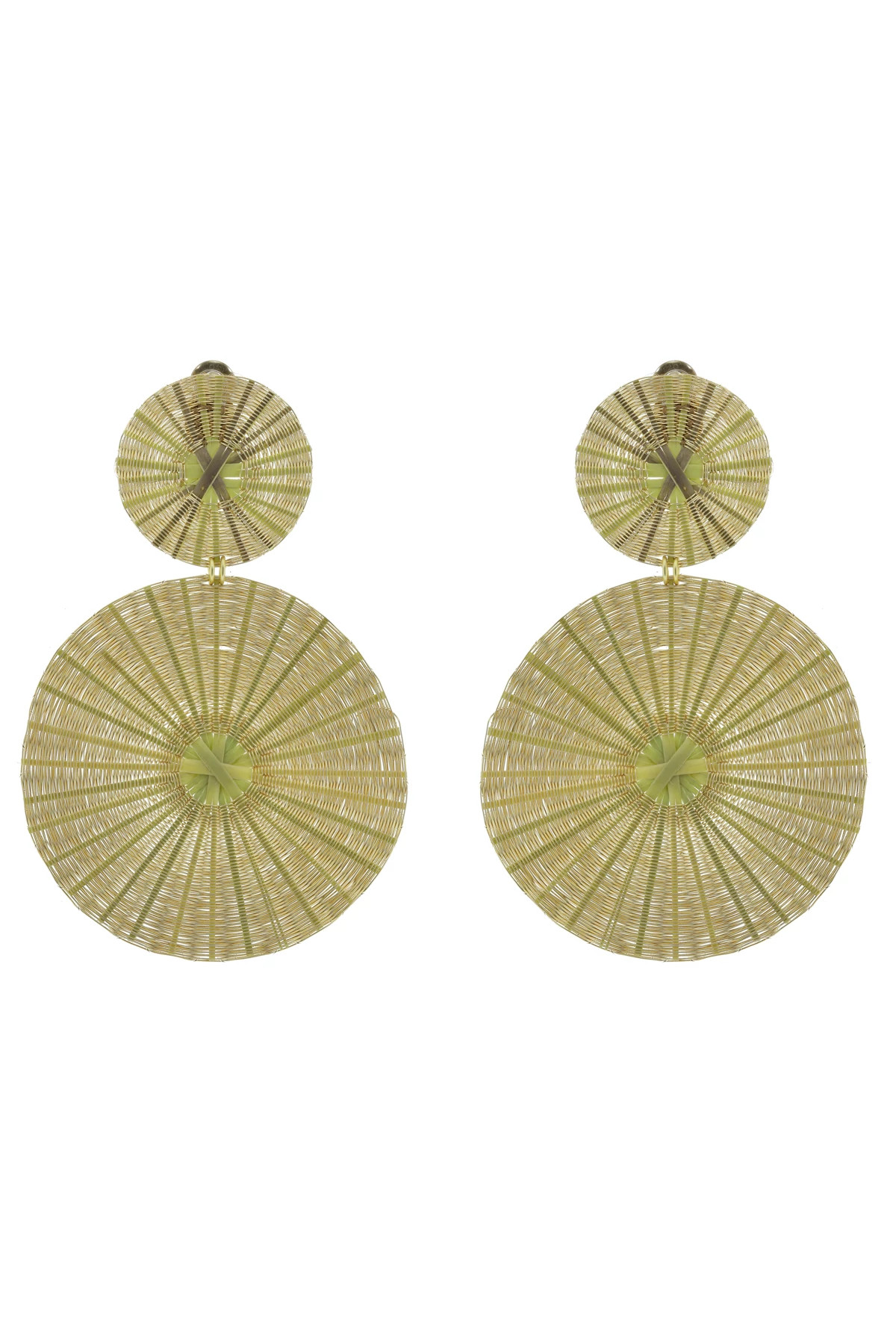 GOLD Dos Soles Dorados Circle Earrings image number 1