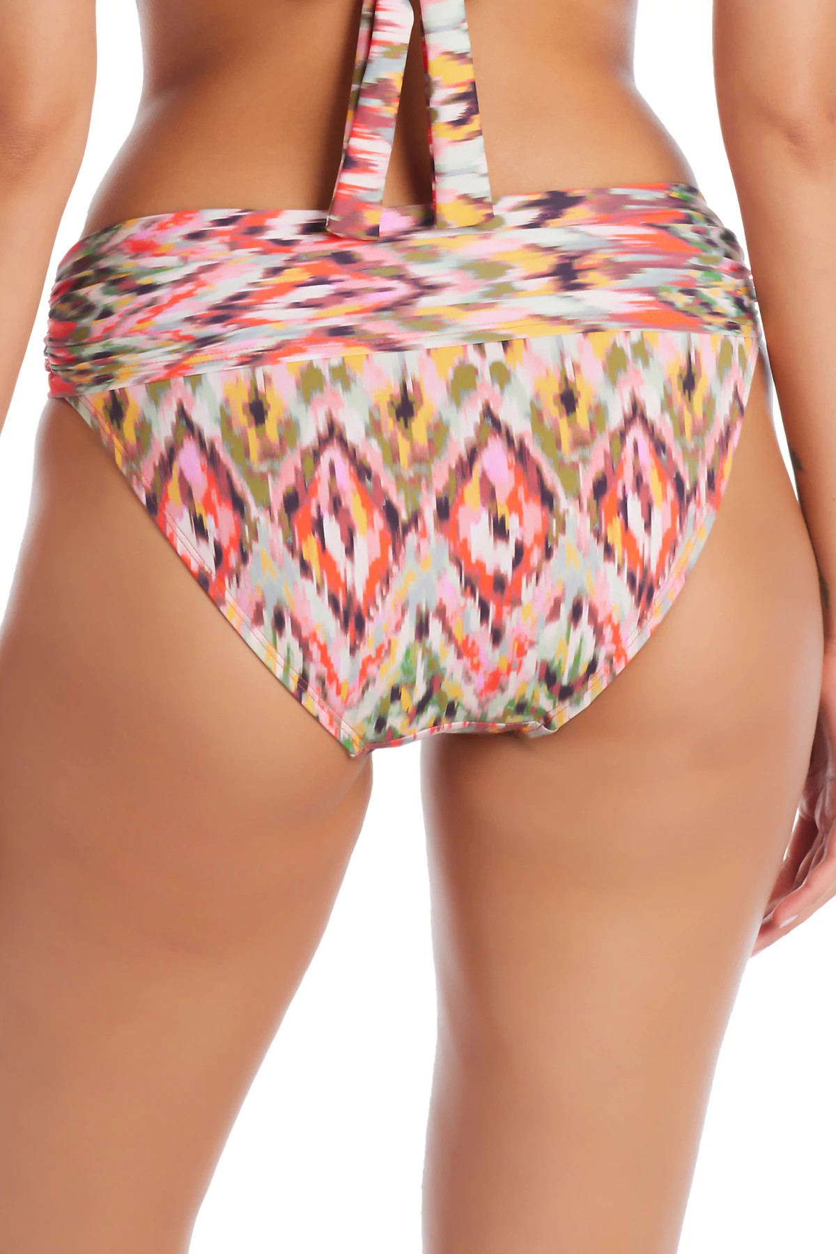 MULTI Sarong Banded Hipster Bikini Bottom image number 2