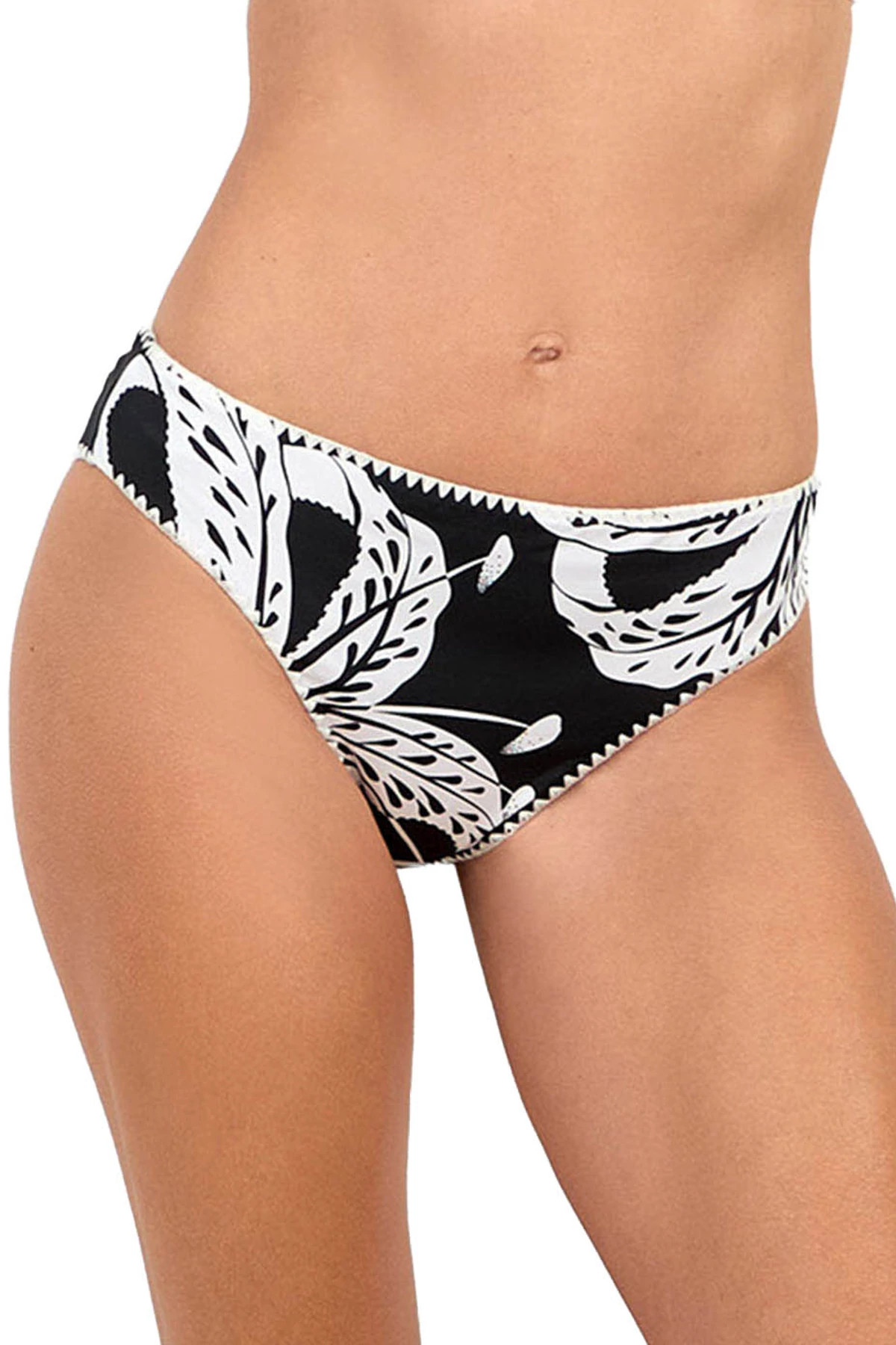 BLACK SANDS Whipstitch Hipster Bikini Bottom image number 1