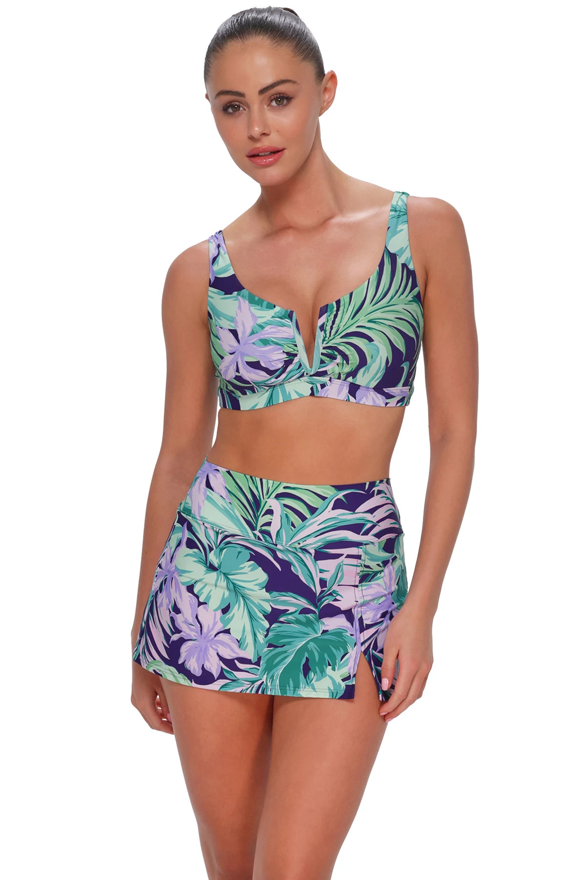 PALM SHADE Vienna V-Wire Bikini Top (D+ Cup) image number 1