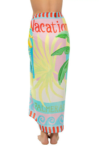 VACATION PALMS Isola Tropical Print Sarong