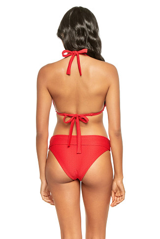LIPSTICK Cameron Textured Sliding Halter Top