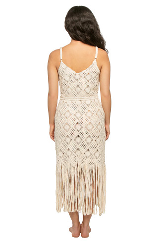 NATURAL Haleigh Midi Dress
