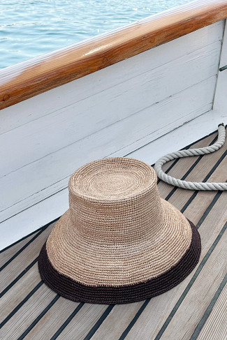 BEIGE CHOCOLAT Gina Bucket Hat