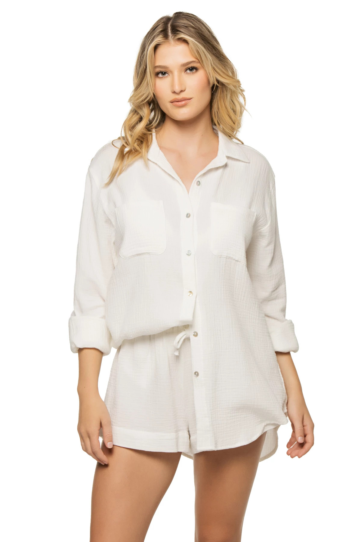 WHITE The Favorite Shirt Dress image number 1