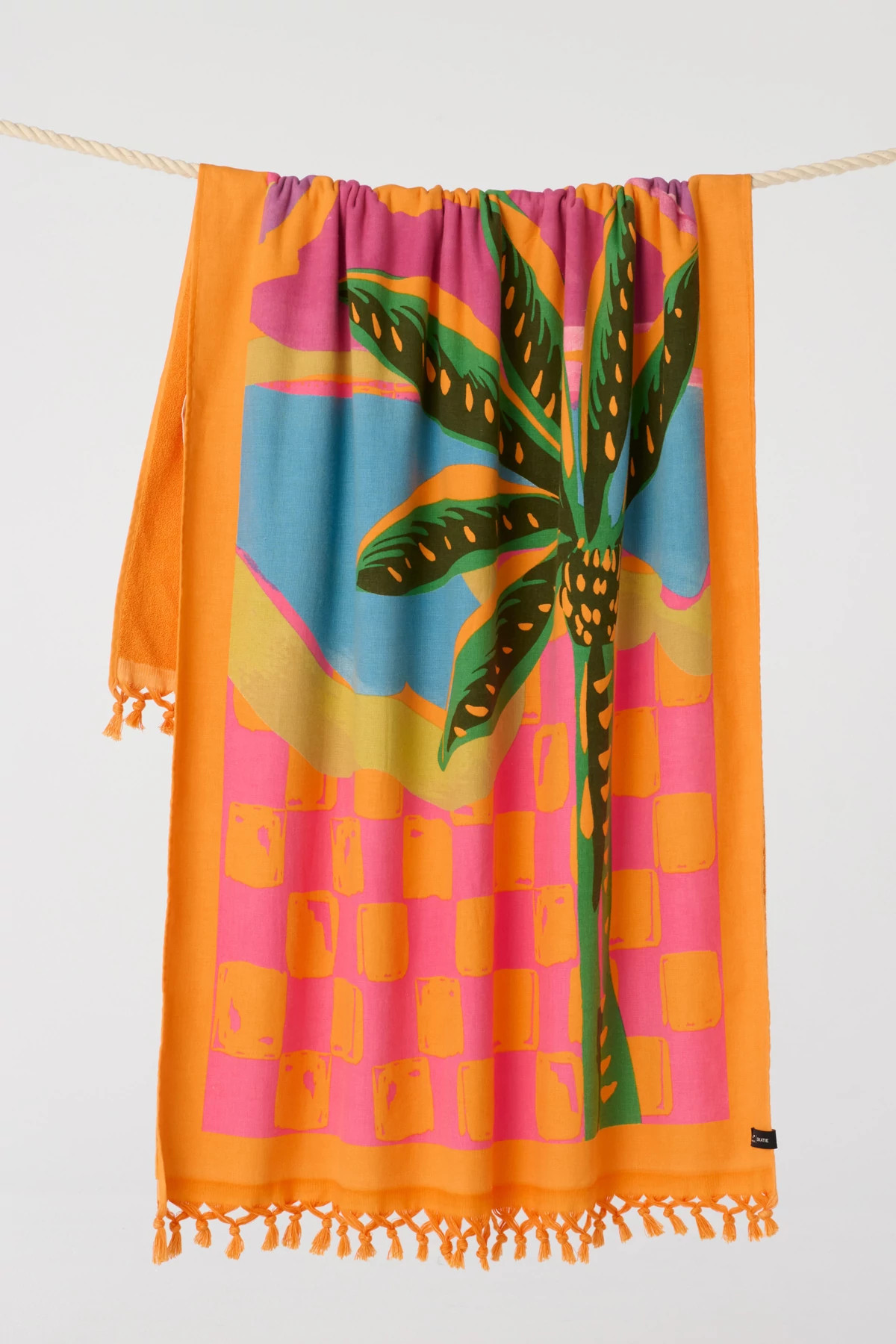 MULTI Cotton Fouta Turkish Beach Towel image number 3