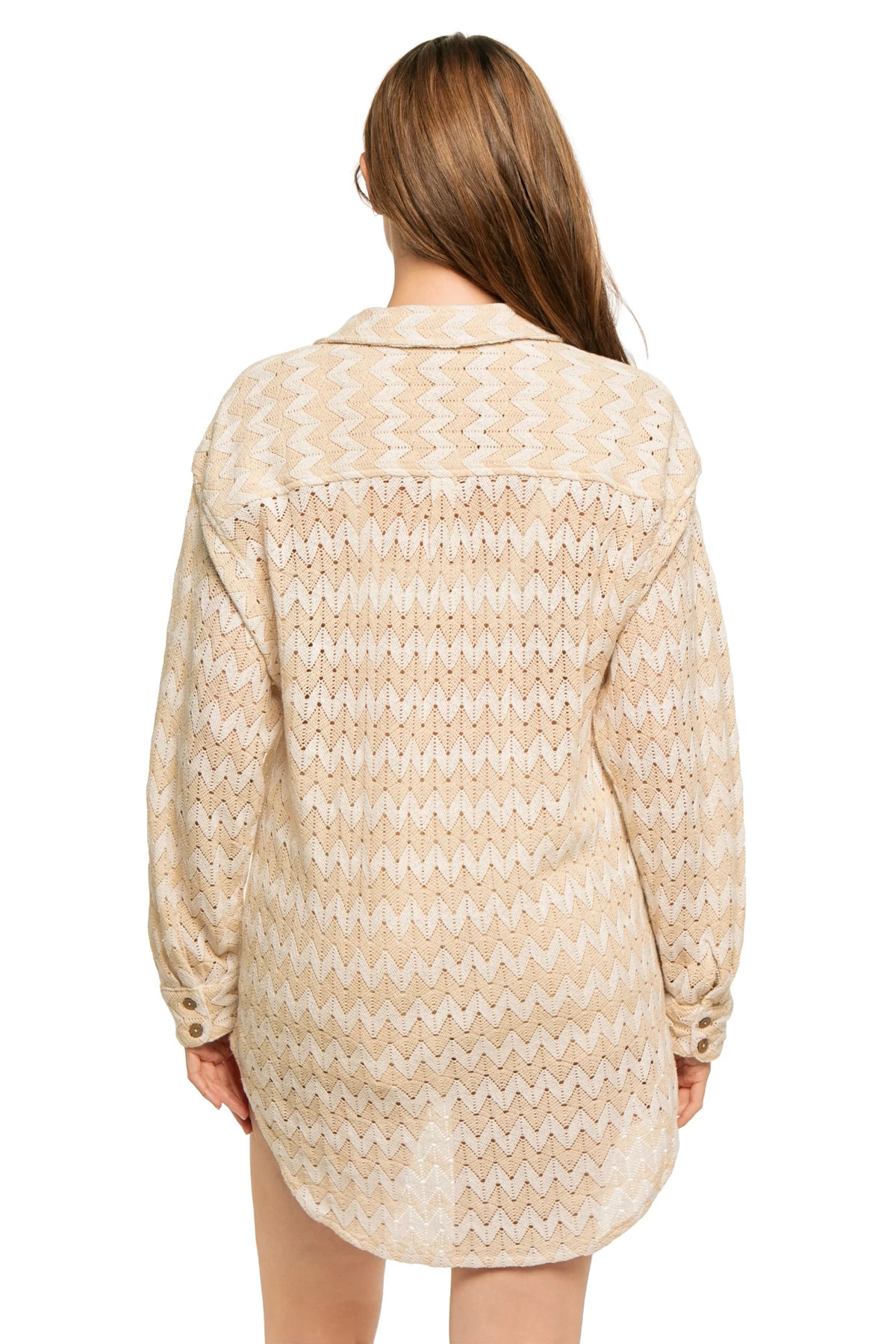 CABANA STRIPE Crochet Boy Shirt image number 2