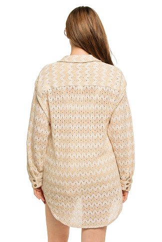 CABANA STRIPE Crochet Boy Shirt