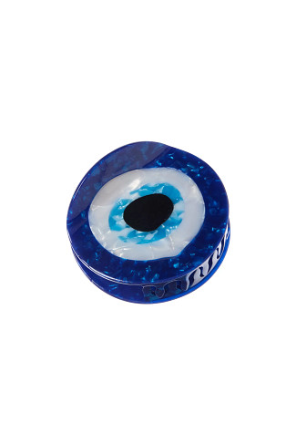 BLUE Evil Eye Hair Clip
