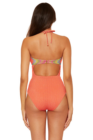 MULTI Brinley Bandeau One Piece Swimsuit