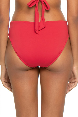 RED Twist Hipster Bikini Bottom