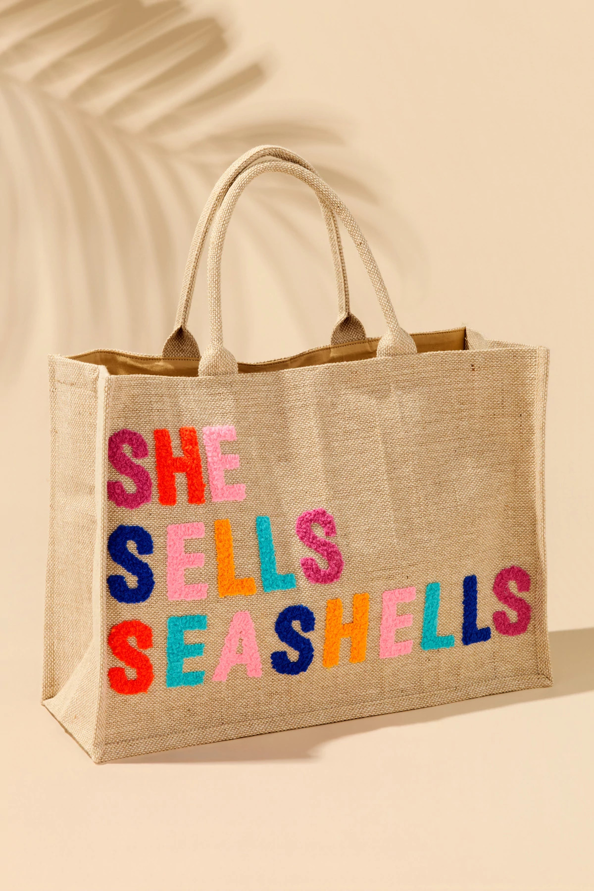 NATURAL She Sells Seashells Tote image number 2
