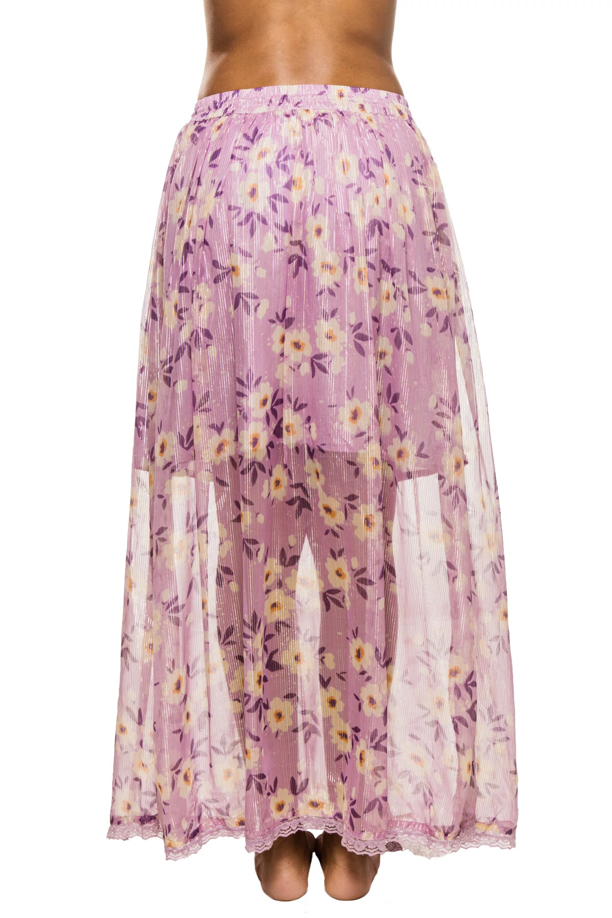 LILAC Lily Metallic Maxi Skirt image number 2