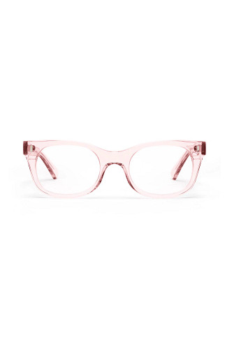 POLISHED CLEAR PINK Bixby Blue Light Filter Glasses
