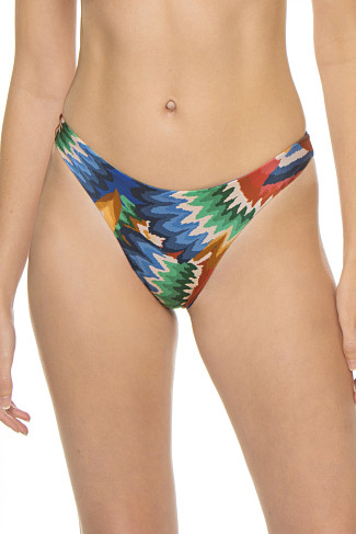 MULTI Chevron Toucans Brazilian Bikini Bottom