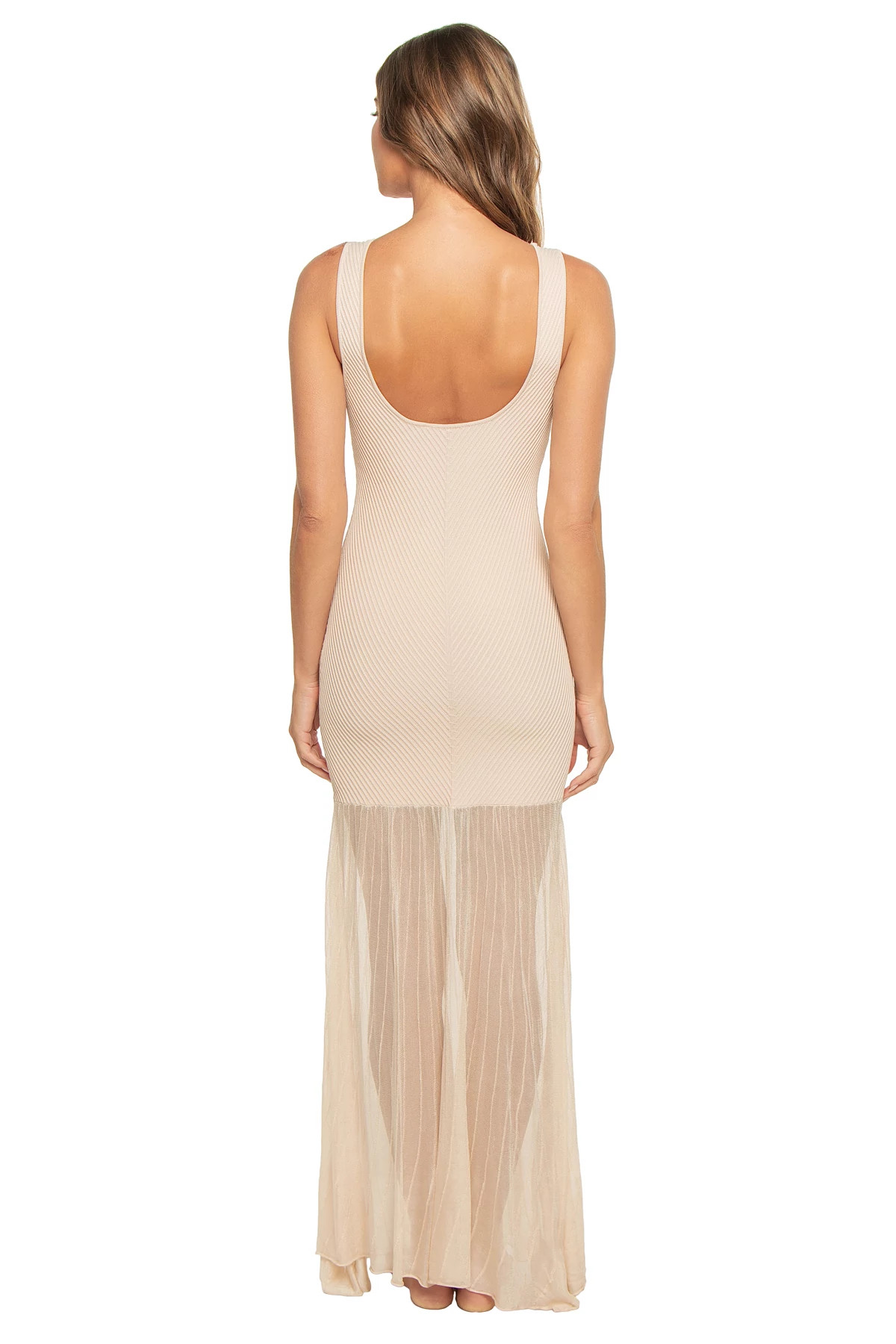 NUDE Glenda Ribbed Maxi Dress image number 2