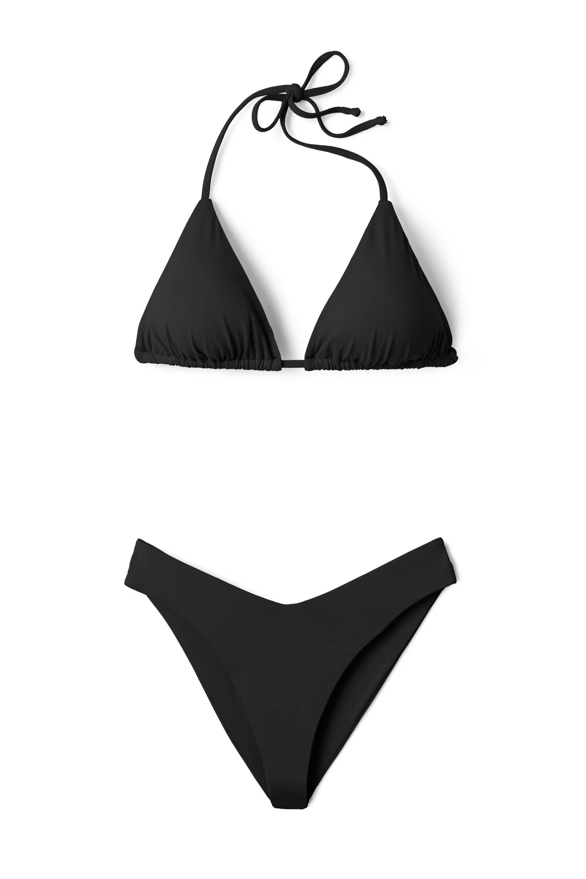 BLACK Malibu Brazilian Bikini Bottom image number 3