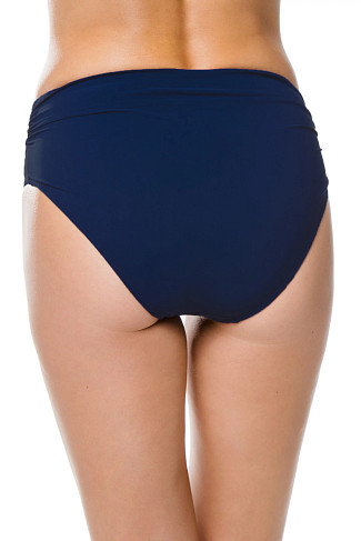 NAVY Shirred Hipster Bikini Bottom