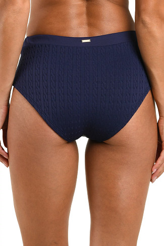 MIDNIGHT Coronado Cable Knit High Waist Bottom