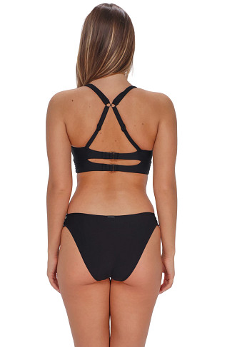 BLACK Natalie Banded Bikini Top (E-H Cup)