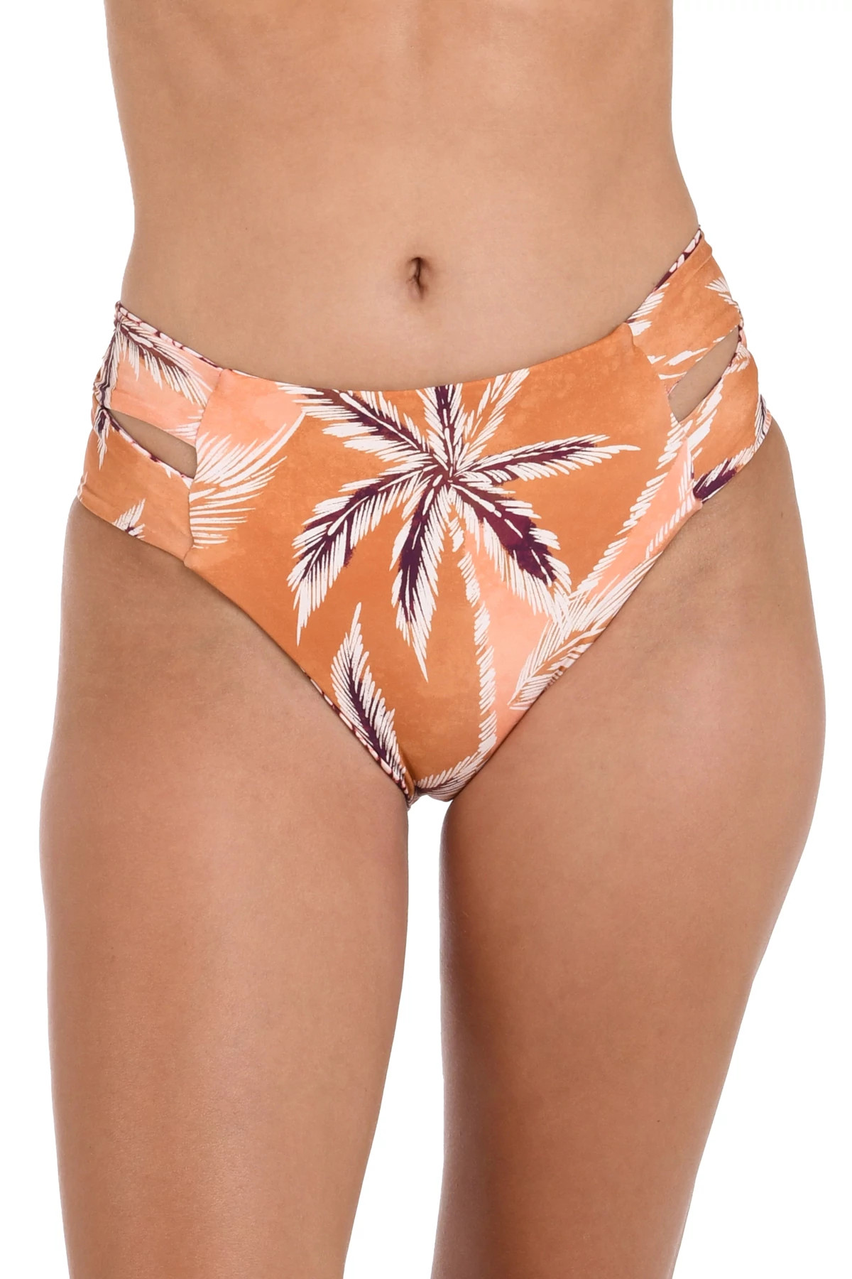 SIENNA Reversible Mid-Waist Keyhole Bikini Bottom image number 1